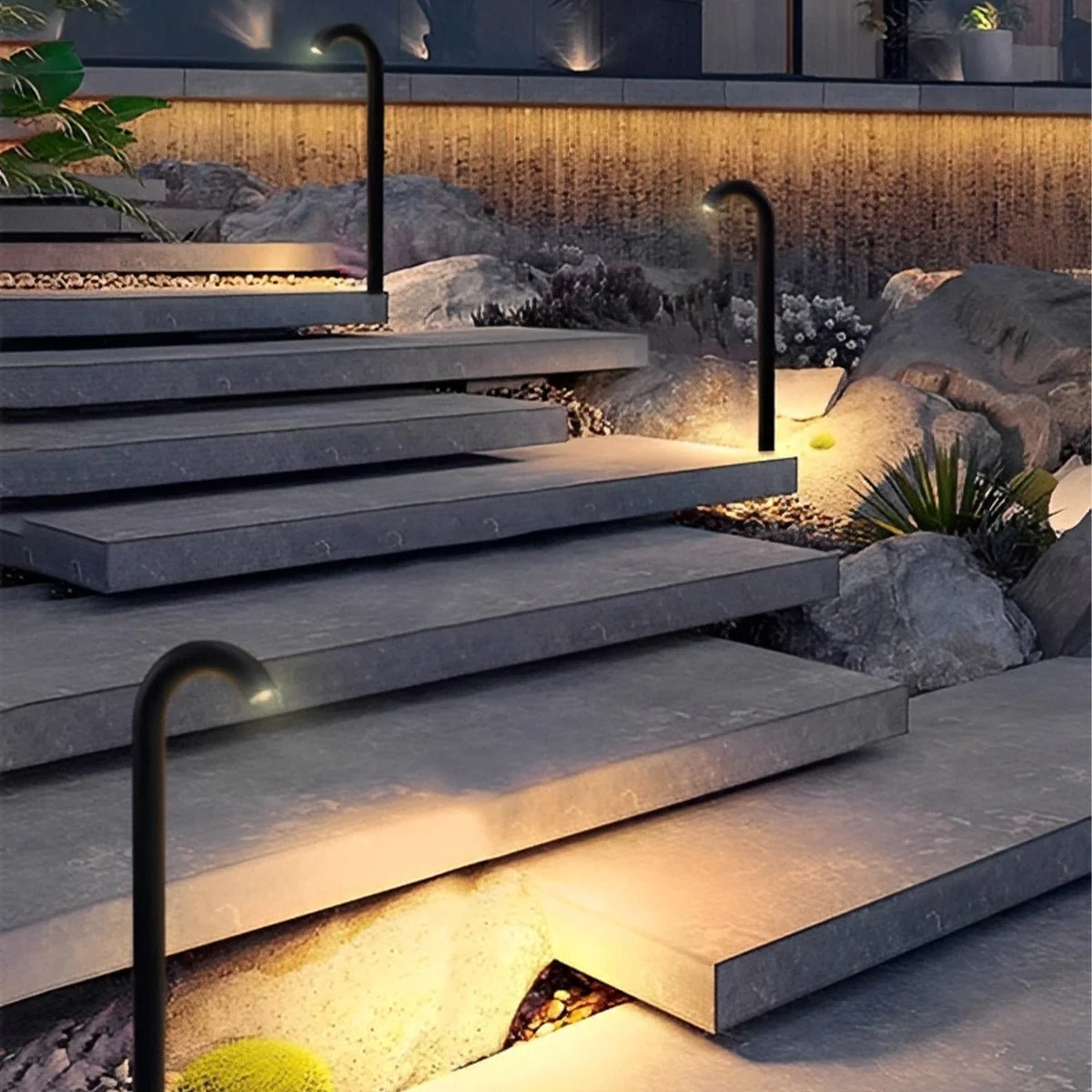 Umbrella Handle Modern Light Water Pipe Waterproof Lawn Landscape Lighting - Image 4