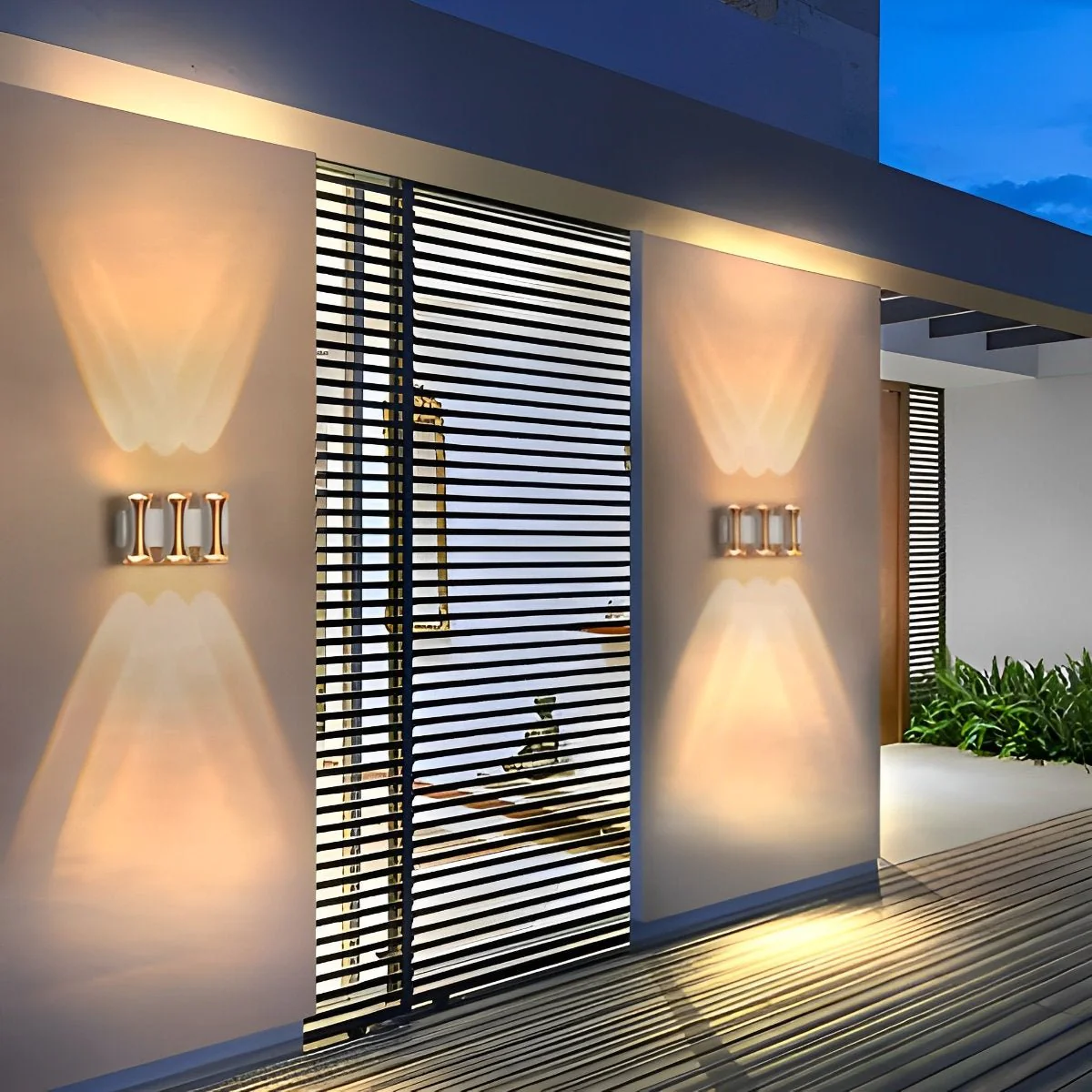 Waterproof Up and Down Lights LED Modern Outdoor Wall Sconce - Image 4