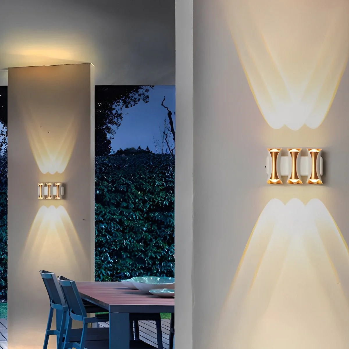 Waterproof Up and Down Lights LED Modern Outdoor Wall Sconce - Image 6