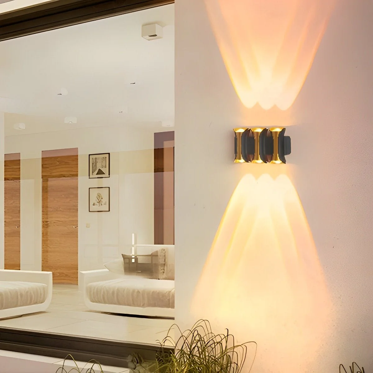 Waterproof Up and Down Lights LED Modern Outdoor Wall Sconce - Image 9