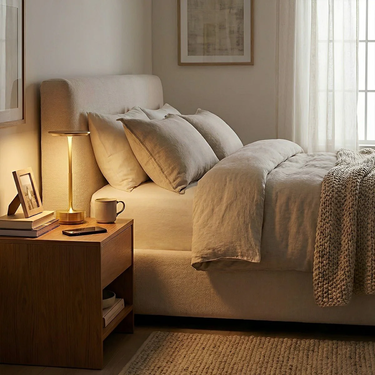 USB Dimmable Dish LED Table Lamp - Image 6