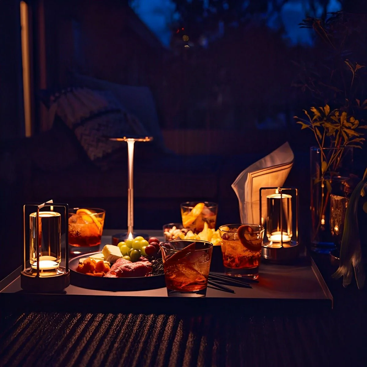 USB Dimmable Dish LED Table Lamp - Image 9