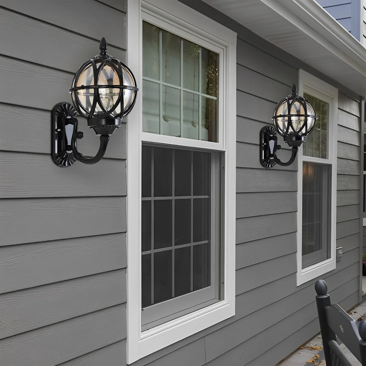 Waterproof Vintage Bird's Nest Outdoor Wall Lights Lantern - Image 6