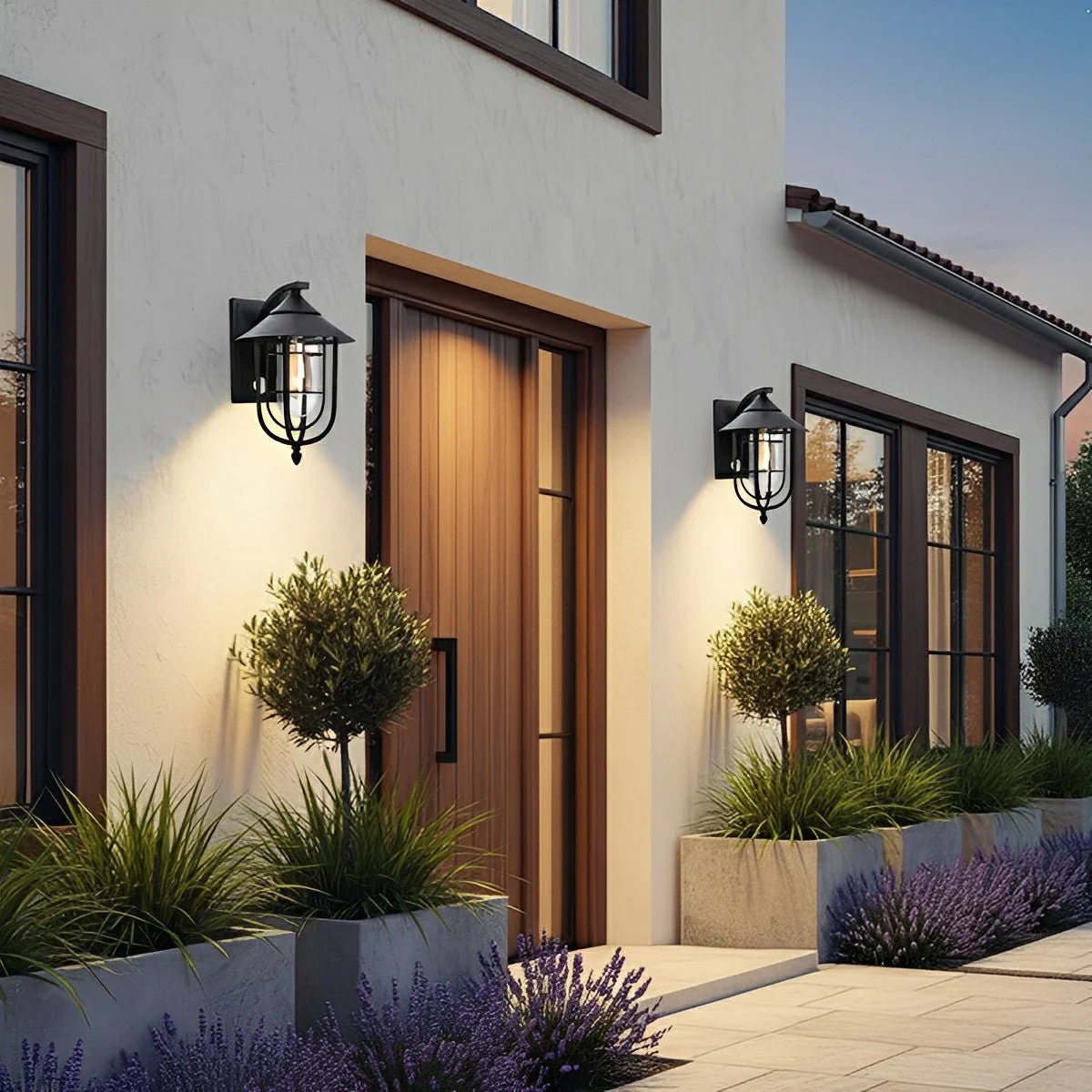 Vintage Classic Waterproof Birdcage Outdoor LED Porch Wall Lights - Image 8