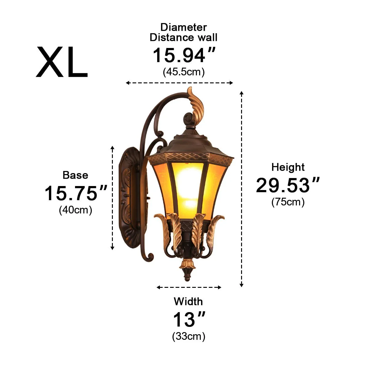 Vintage Hexagon Casa Marseille Waterproof Outdoor LED Porch Wall Lights - Image 11