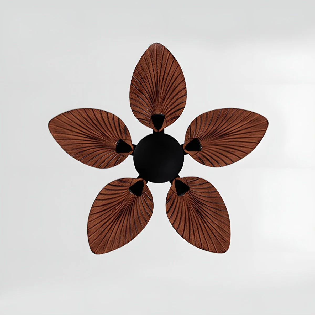 Vintage Imitation Palm Leaf DC Motor 6-speed Reverse Frequency Ceiling Fan - Image 10
