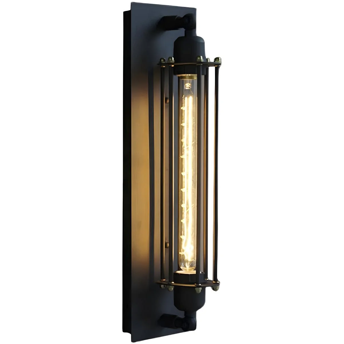 Vintage Industrial Iron Art LED Wall Sconces - Image 12