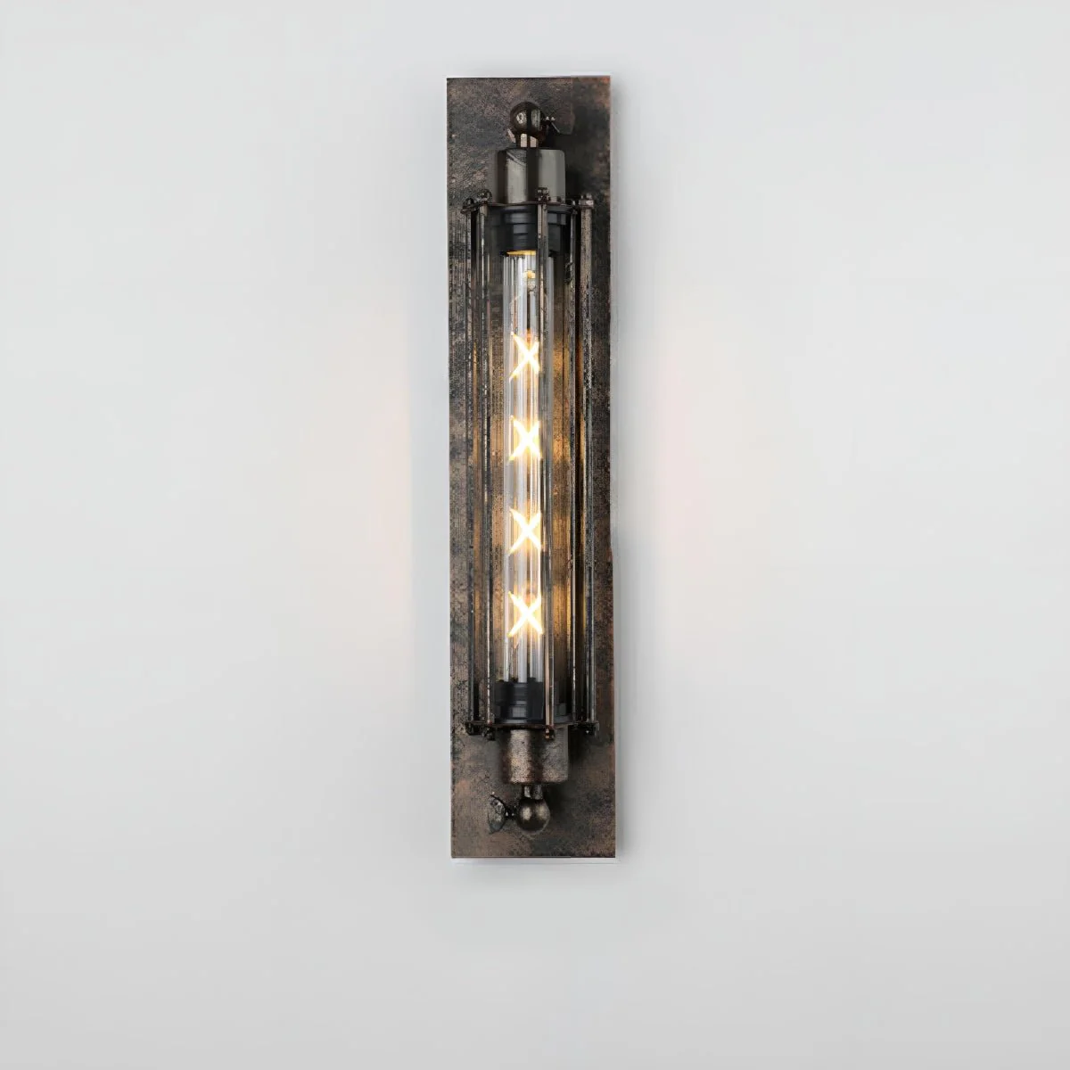 Vintage Industrial Iron Art LED Wall Sconces - Image 19
