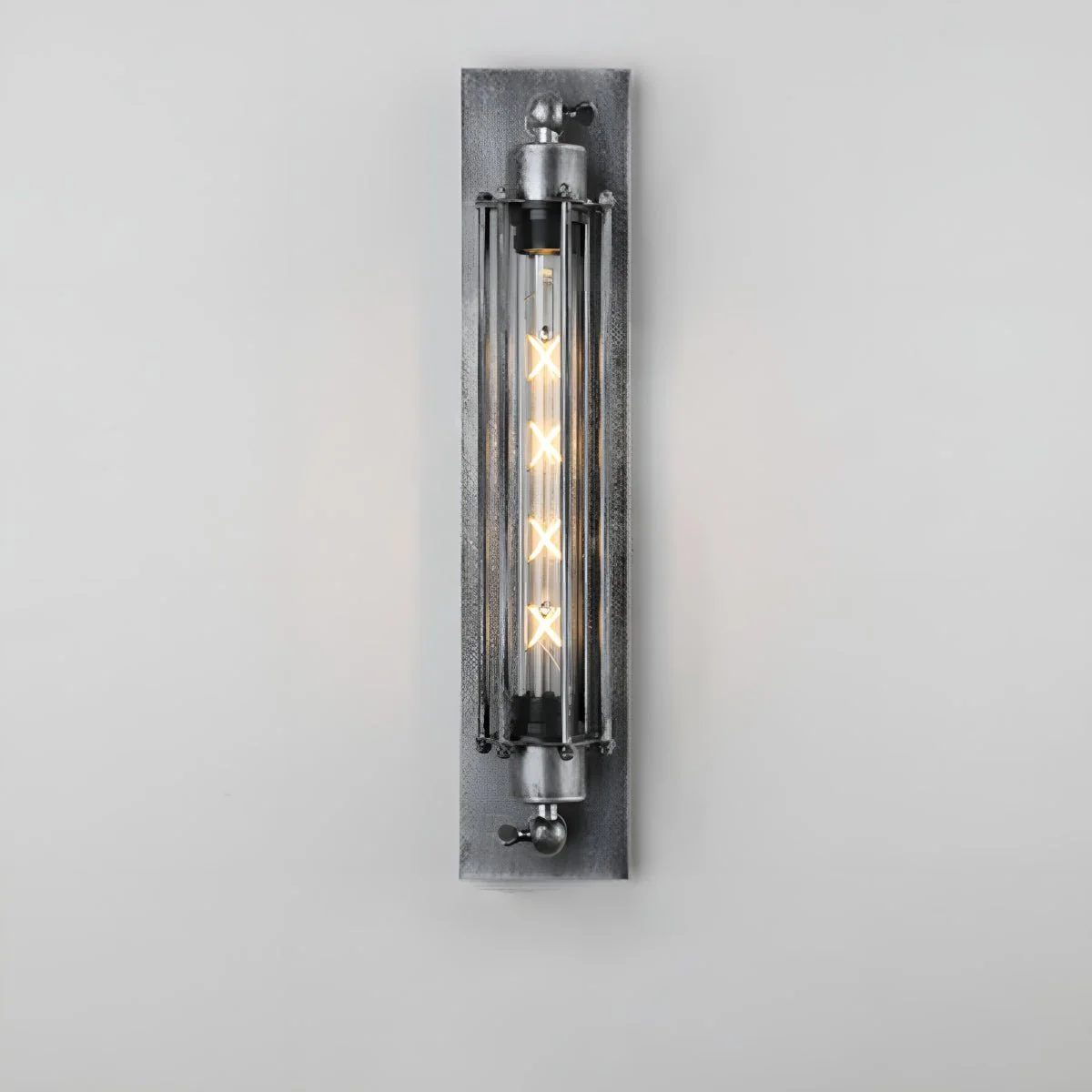 Vintage Industrial Iron Art LED Wall Sconces - Image 20