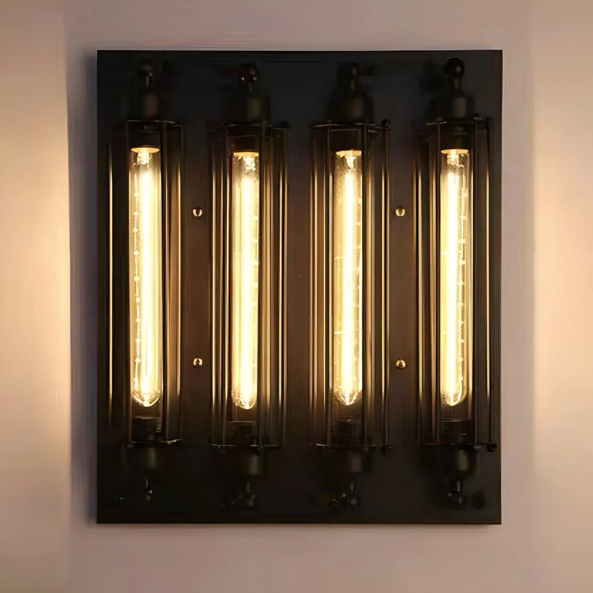 Vintage Industrial Iron Art LED Wall Sconces - Image 24