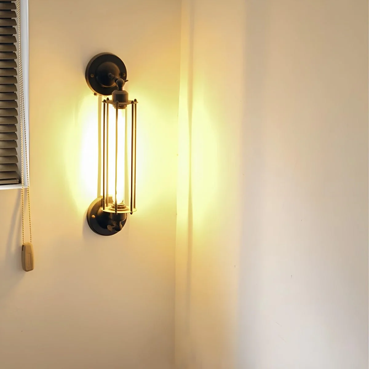 Vintage Industrial Iron LED Wall Sconces - Image 2