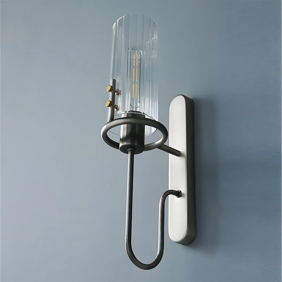 Vintage Luxury Cylinder Crystal LED Indoor Wall Sconces - Image 3