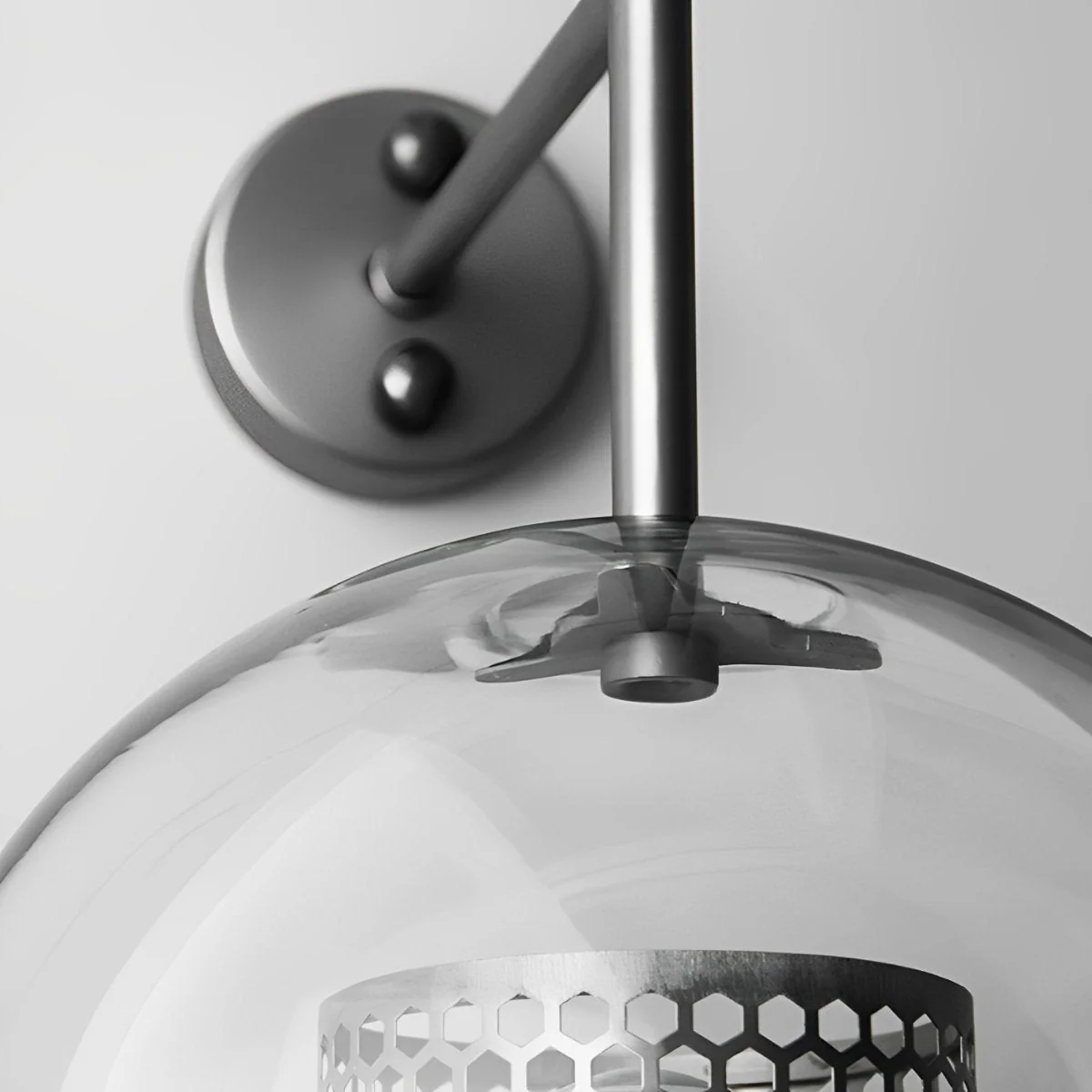 Vintage Luxury Industrial Glass Globe LED Wall Sconces - Image 16