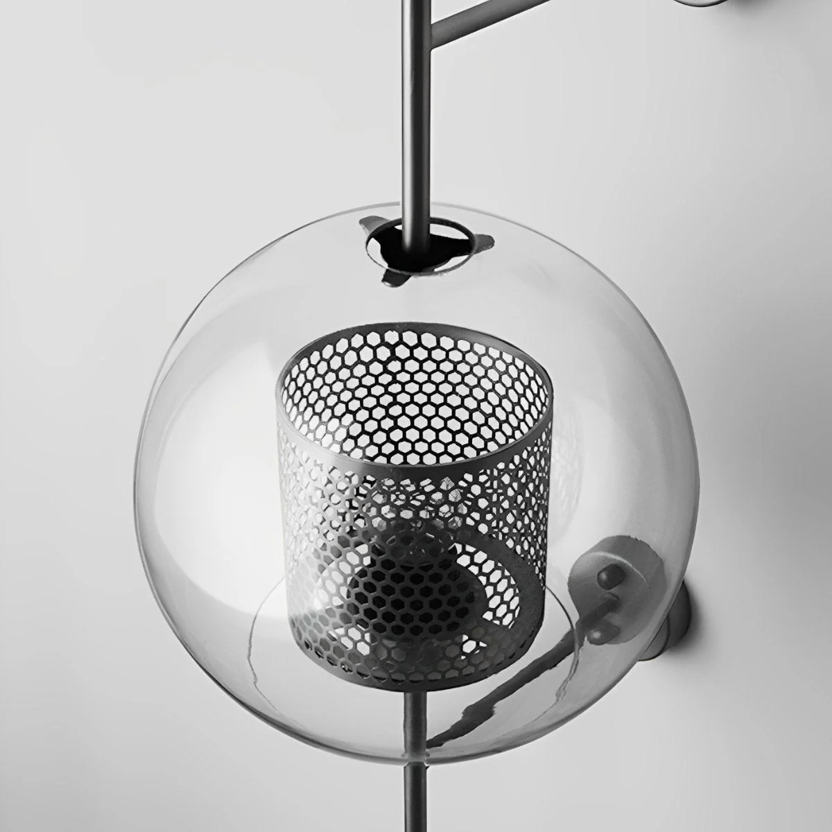 Vintage Luxury Industrial Glass Globe LED Wall Sconces - Image 17