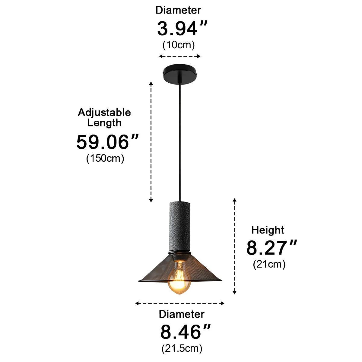 Vintage Minimalist Industrial Iron Mesh Bar LED Pendant Lights - Image 22