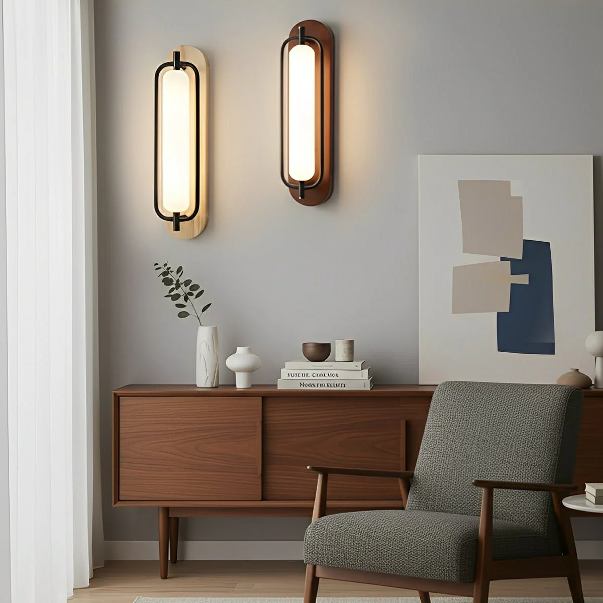 Vintage Ring - Cylinder LED Wall Sconces - Image 3