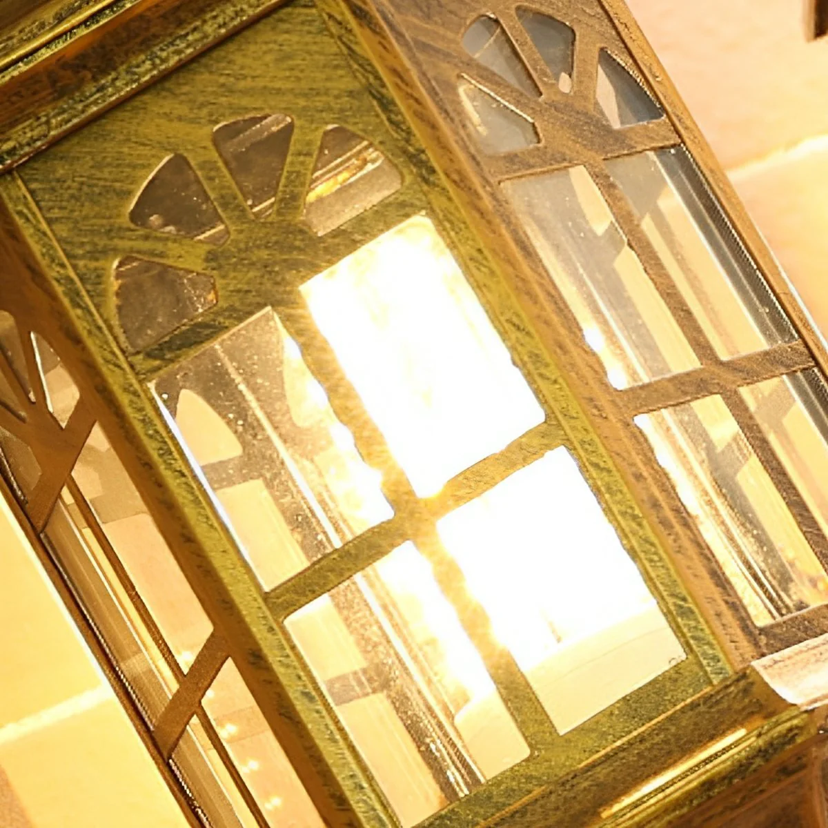 Vintage Rustic Castle Double Head Waterproof Outdoor LED Porch Wall Lights - Image 7