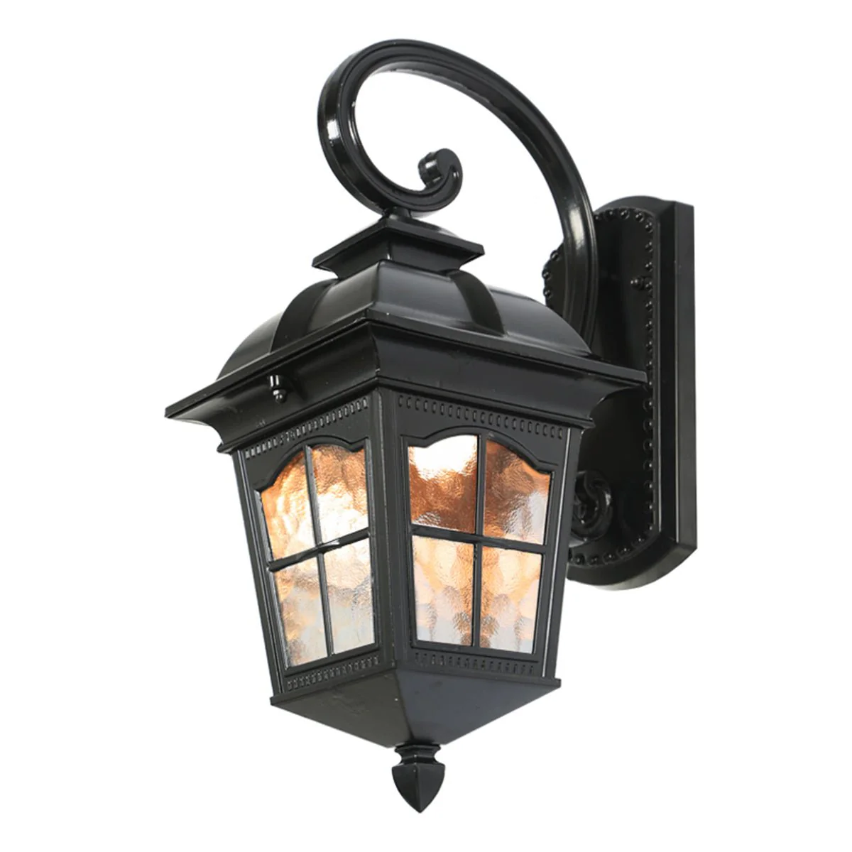 Vintage Rustic Cross Waterproof Outdoor LED Lantern Porch Wall Lights - Image 6