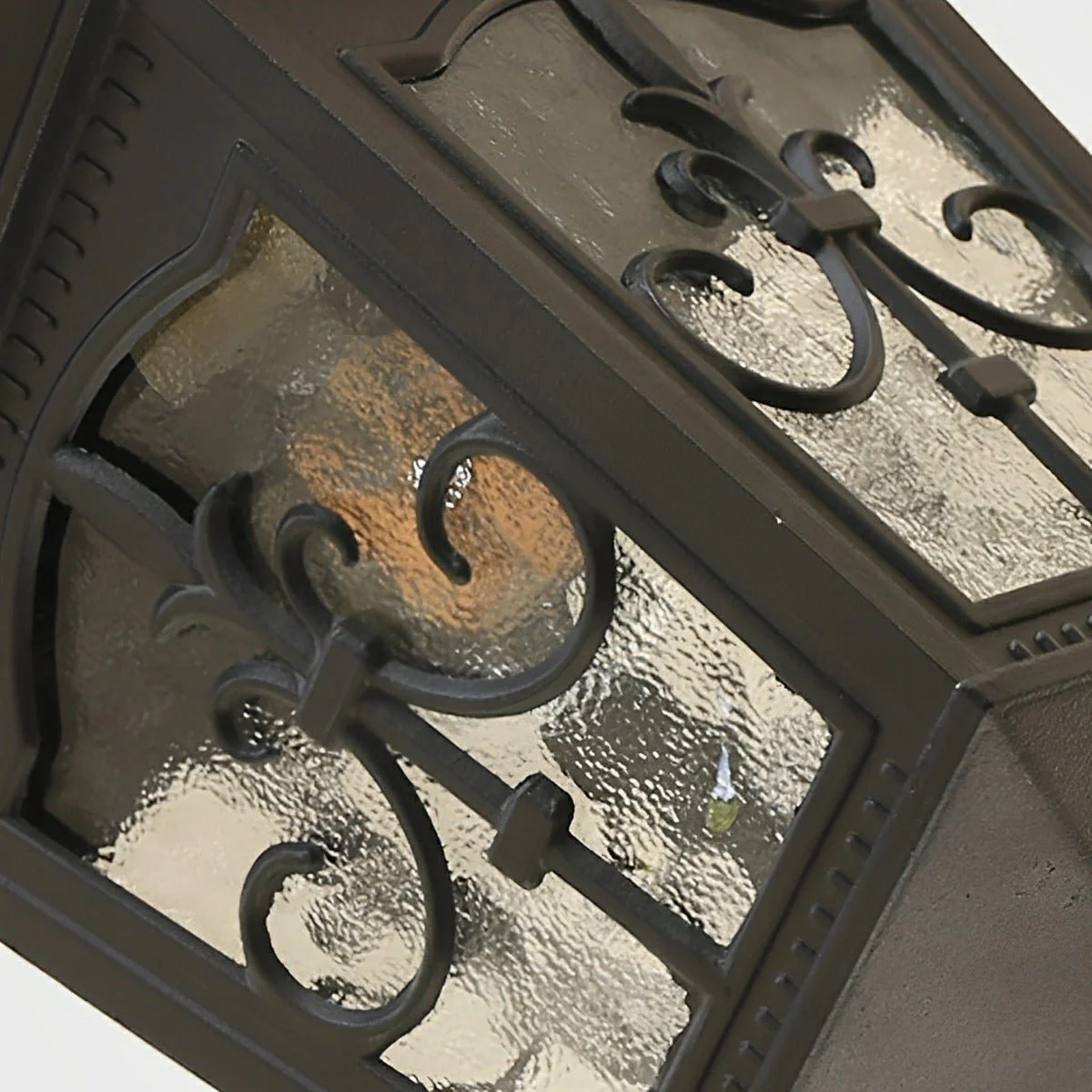 Vintage Rustic Square Arrow flower Waterproof Outdoor LED Lantern Pendant Lights - Image 6