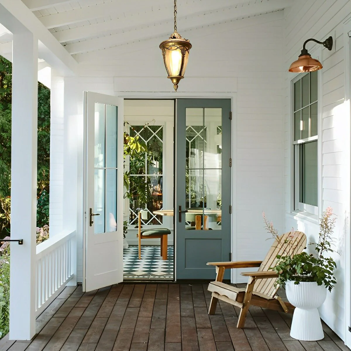 Vintage Rustic Waterproof Outdoor LED Lantern Pendant Lights - Image 5