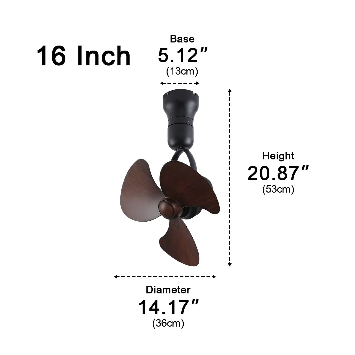 Vintage Swing Rotation 6-Speed DC Motor Ceiling Fan - Image 14