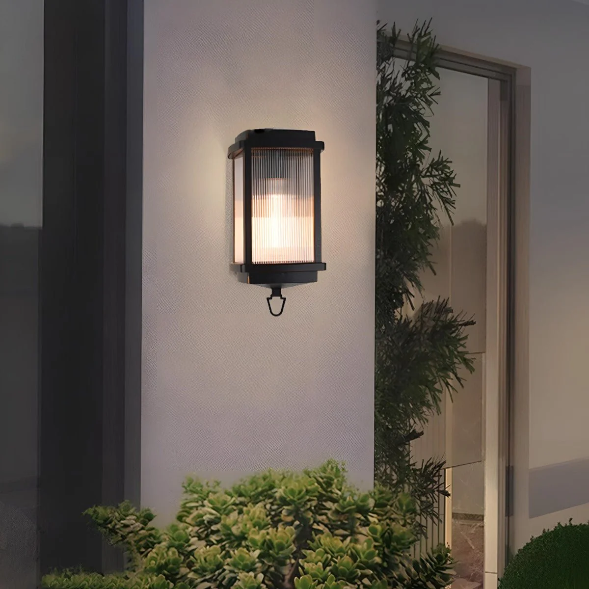 Vintage Waterproof Rectangular Outdoor LED Porch Wall Lights - Image 4