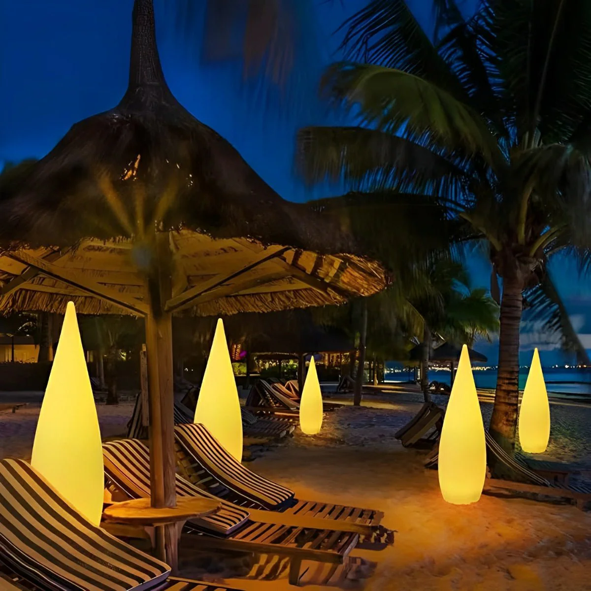 Water Drop LED Waterproof Modern Standing Lawn Lights - Image 10