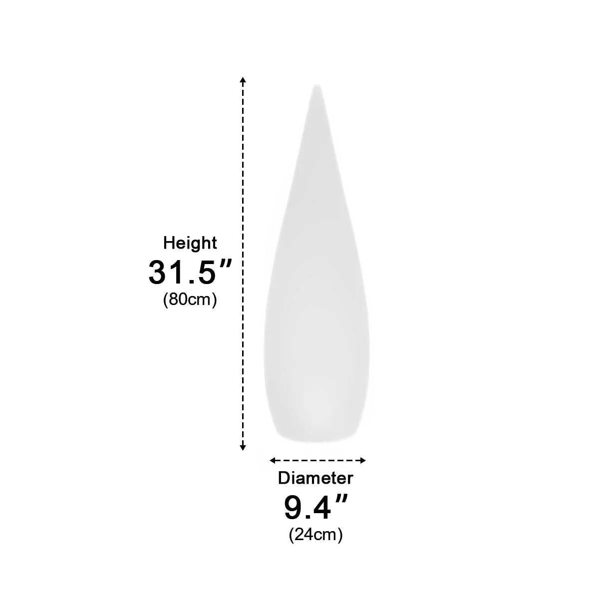 Water Drop LED Waterproof Modern Standing Lawn Lights - Image 12
