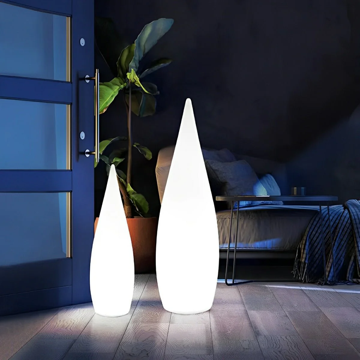 Water Drop LED Waterproof Modern Standing Lawn Lights - Image 3
