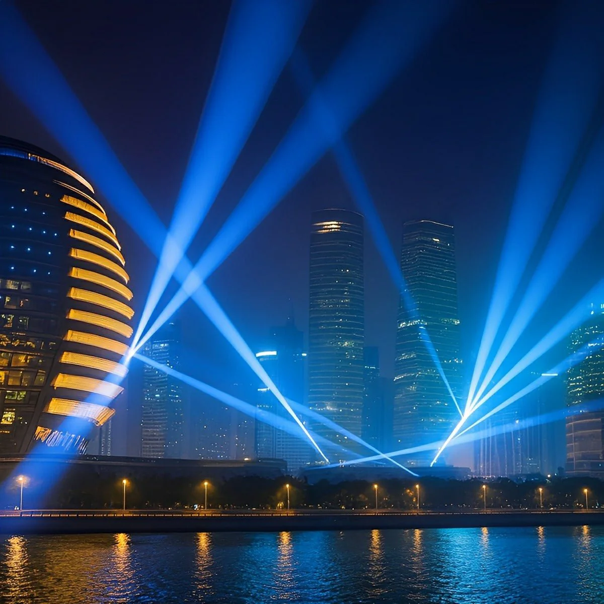 Waterproof 540° Rotation Outdoor LED Beam Spot Light Special Effects Lighting - Image 6