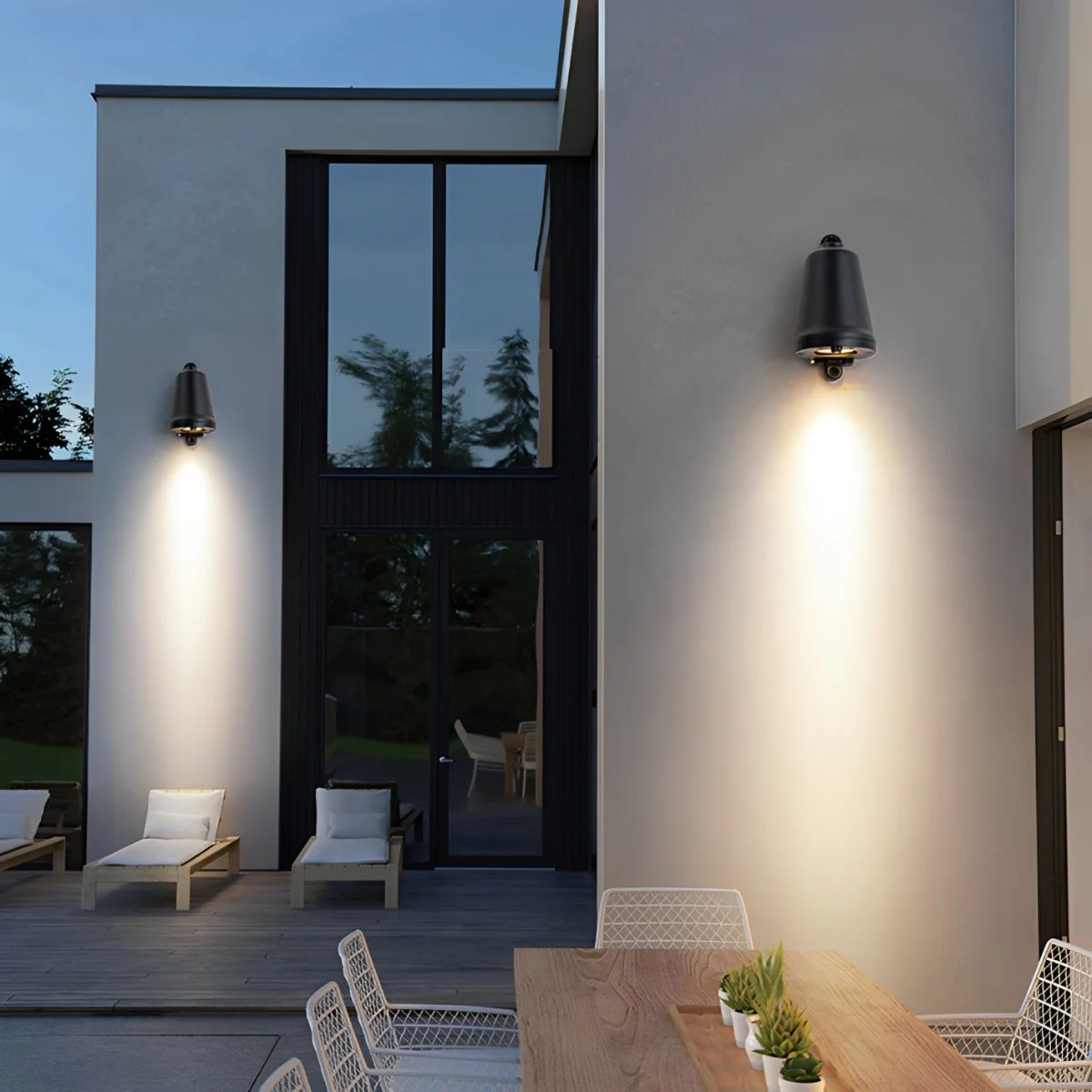 Waterproof Bell Shaped LED Outdoor Wall Sconces Wall Washer Light - Image 3
