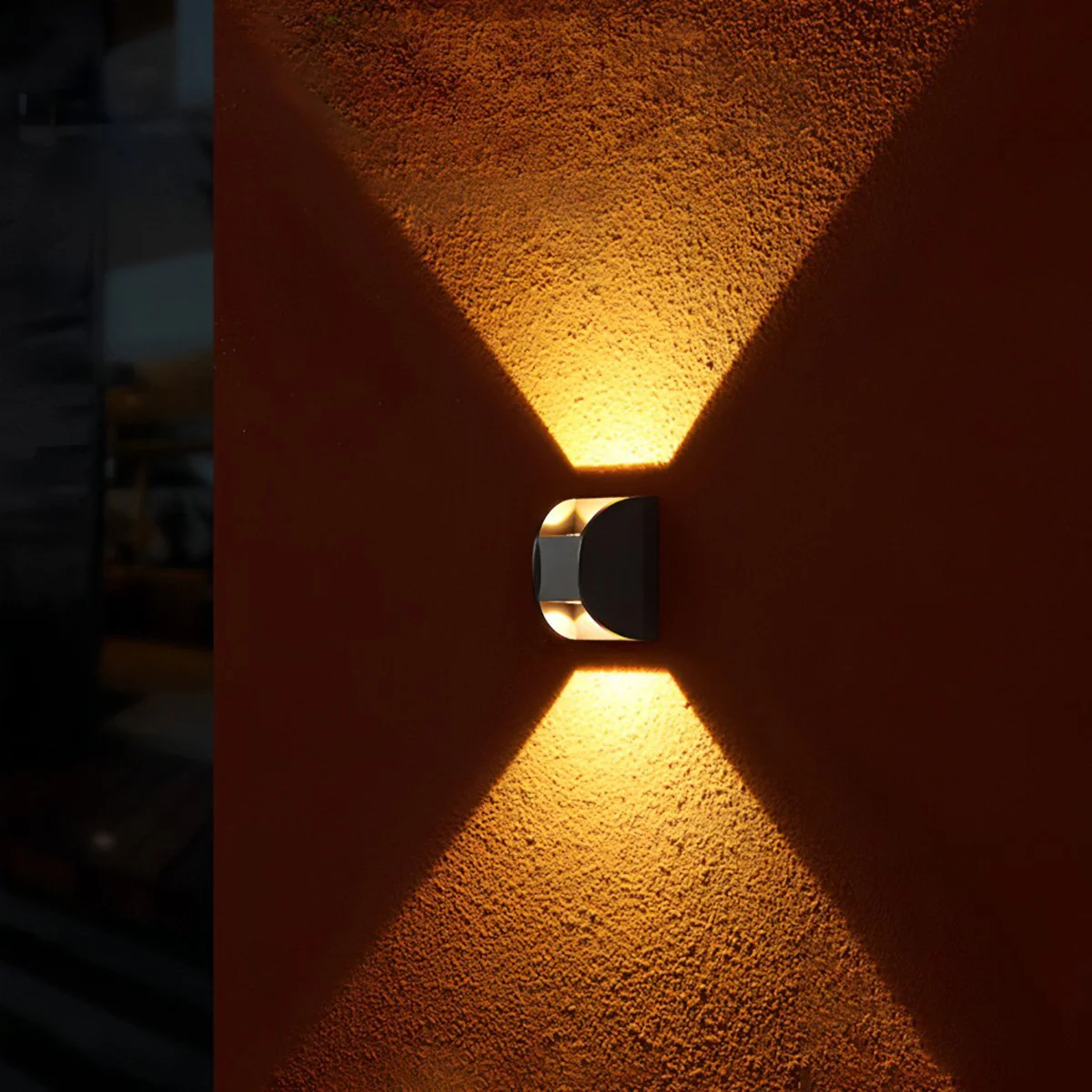 Waterproof Black Up and Down LED Outdoor Wall Sconces - Image 5
