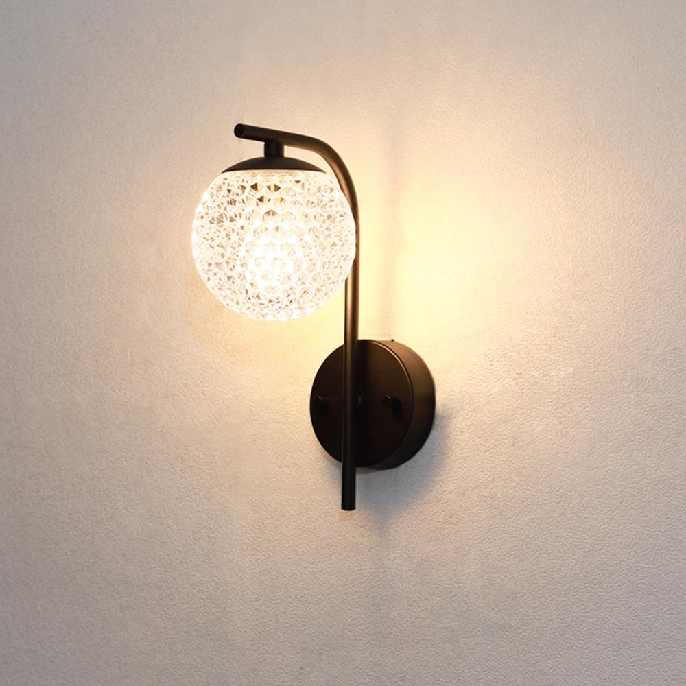 Waterproof Crystal Globe LED Outdoor Wall Sconces - Image 7