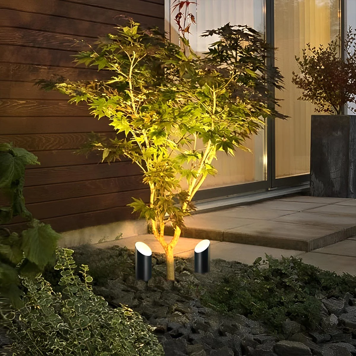 Waterproof Cylinder LED Spot Light Outdoor Landscape Lighting