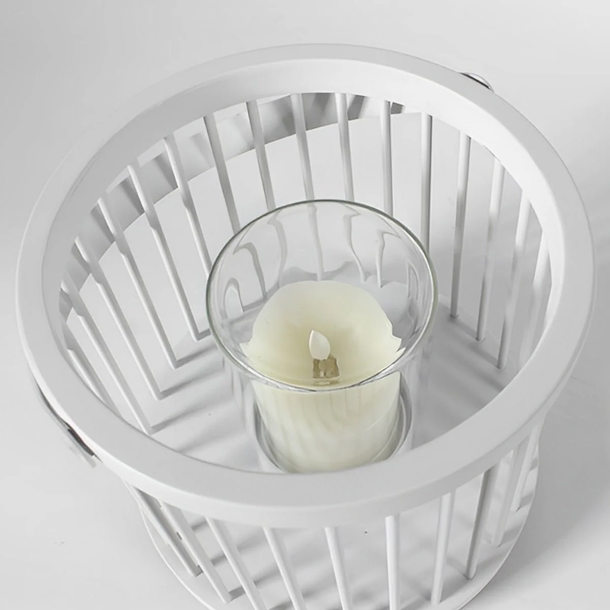 Waterproof Cylinder Outdoor Floor Lamps Hanging LED Candle Lanterns - Image 9