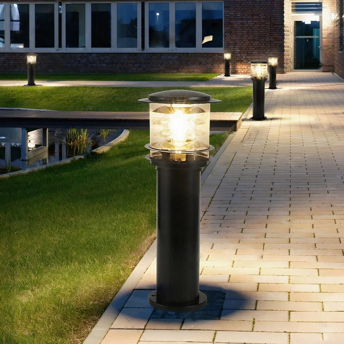 Waterproof Cylinder Tiered LED Outdoor Landscape Lighting - Image 8