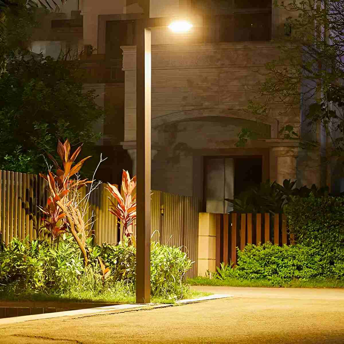 Waterproof LED Black Modern Column Outdoor Pole Street Light - Image 8