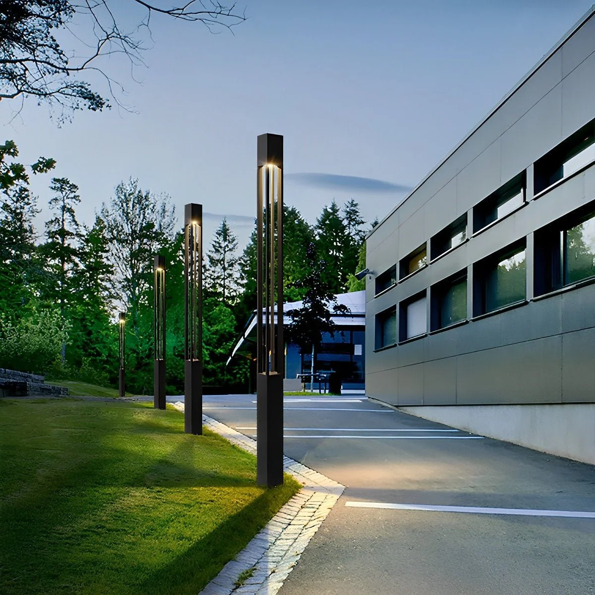 Waterproof LED High Pole Post Light Landscape Decorative Lighting for Outdoor - Image 12