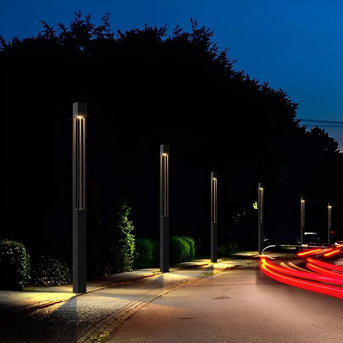Waterproof LED High Pole Post Light Landscape Decorative Lighting for Outdoor - Image 13