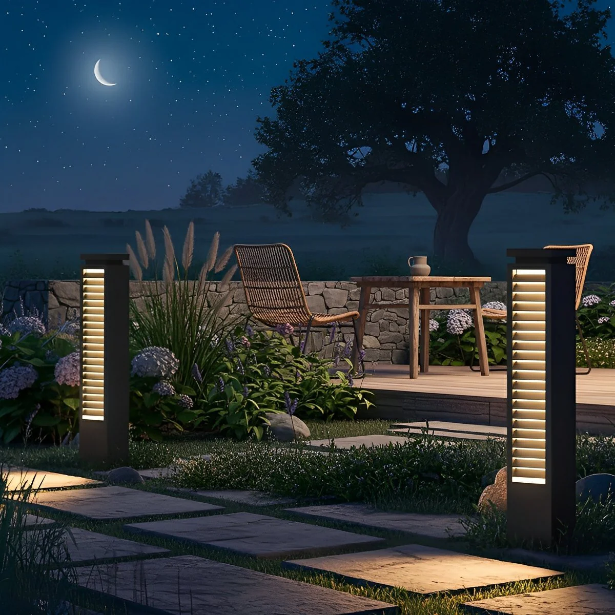 Modern Waterproof LED Path Lights Outdoor Post Lights - Image 4
