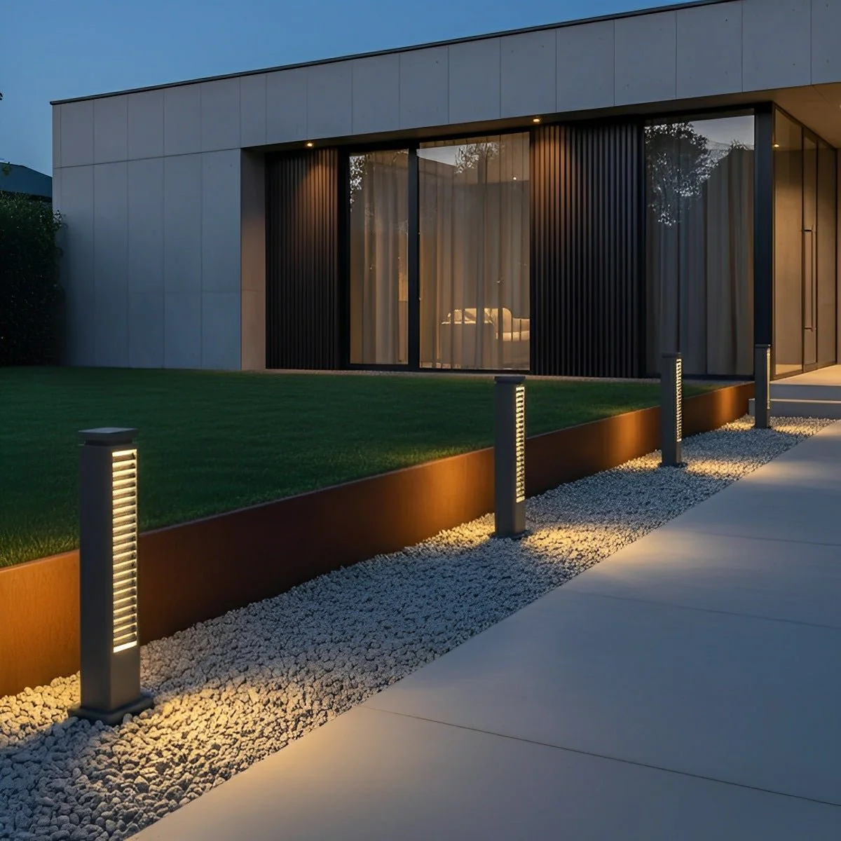 Modern Waterproof LED Path Lights Outdoor Post Lights - Image 5