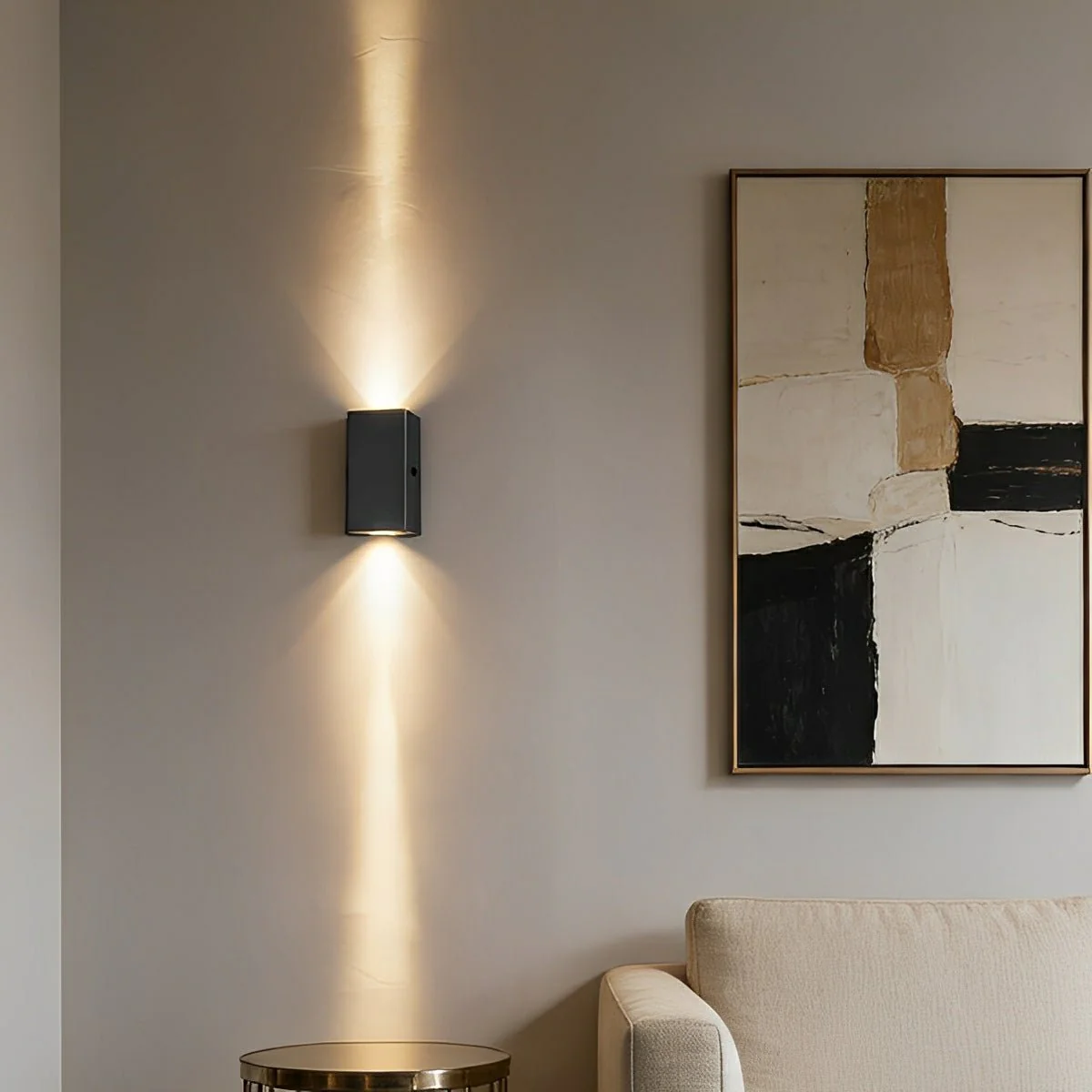 Waterproof Modern Black Up&Down LED Outdoor Wall Washer Spot Lights - Image 5