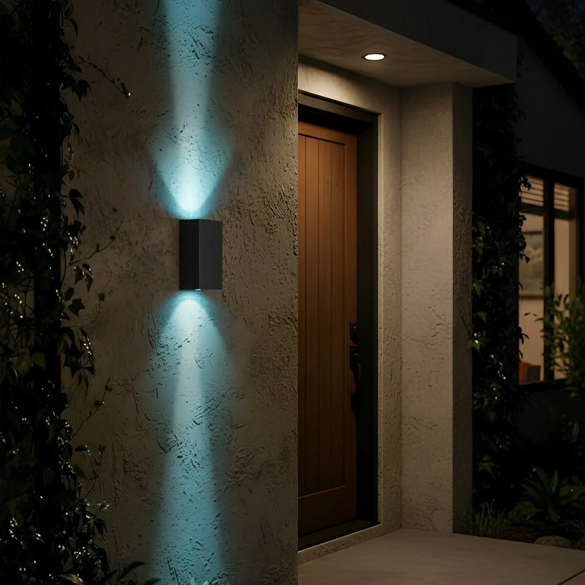 Waterproof Modern Black Up&Down LED Outdoor Wall Washer Spot Lights - Image 6