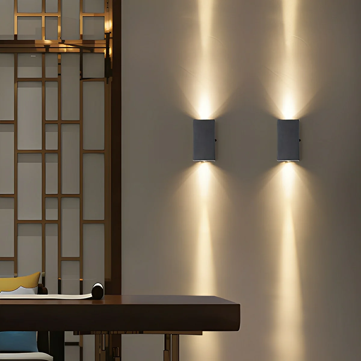 Waterproof Modern Black Up&Down LED Outdoor Wall Washer Spot Lights - Image 9