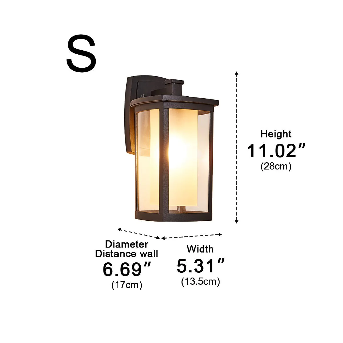 Waterproof Modern Farmhouse Outdoor LED Porch Wall Lights - Image 11