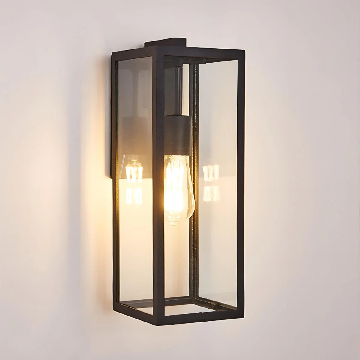 Waterproof Modern Farmhouse Rectangular Outdoor LED Porch Wall Lights - Image 8