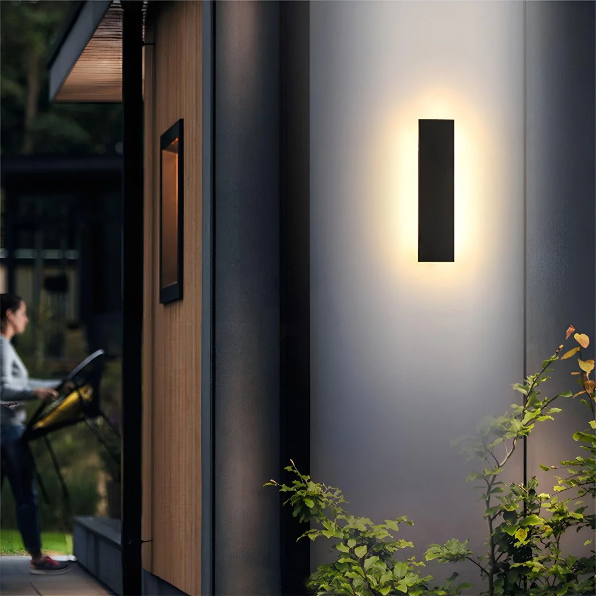 Waterproof Modern LED Long Strip Outdoor Wall Porch Lights - Image 3