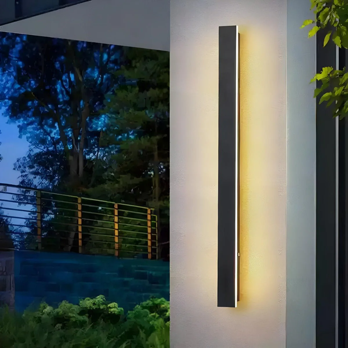 Waterproof Modern LED Long Strip Outdoor Wall Porch Lights - Image 4