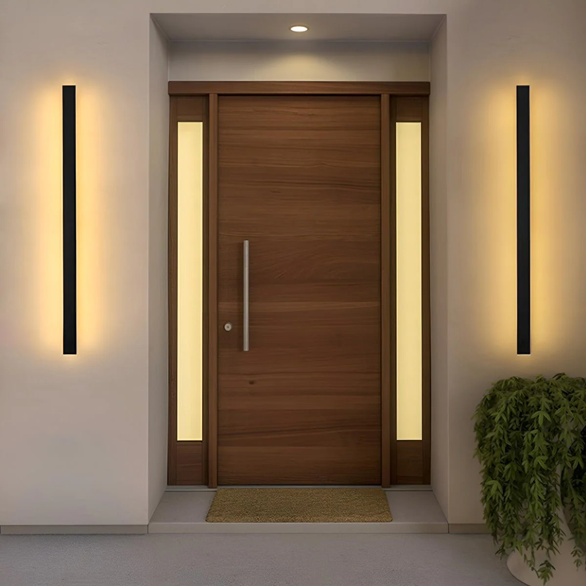Waterproof Modern LED Long Strip Outdoor Wall Porch Lights - Image 5