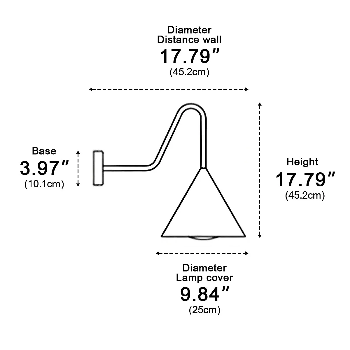 Waterproof Modern Minimalist Bell LED Outdoor Wall Sconces - Image 17